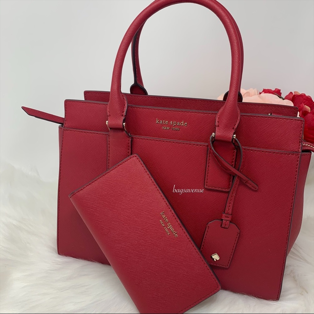 Kate spade Cameron medium satchel bifold wallet - Picture 2 of 8
